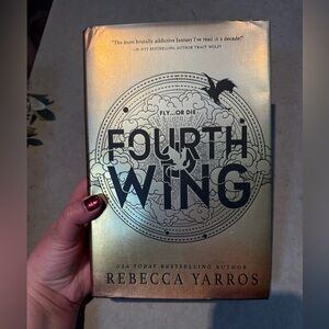 “Fourth Wing” by Rebecca Yarros Hardcover Book